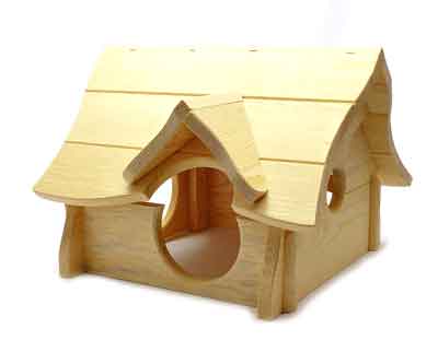 Картинка деревянный домик для грызунов "charly" от зоомагазина Zooplaneta.shop