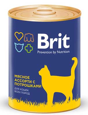 Картинка консервы премиум класса brit premium от зоомагазина Zooplaneta.shop