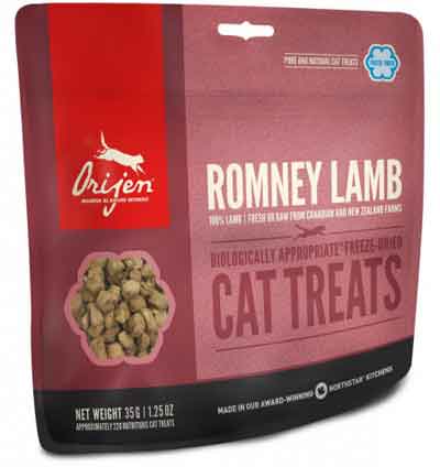 Картинка лакомство для кошек orijen romney lamb cat treats от зоомагазина Zooplaneta.shop