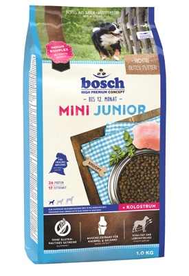 BOSCH JUNIOR MINI - Бош корм сухой для щенков маленьких пород 1 кг