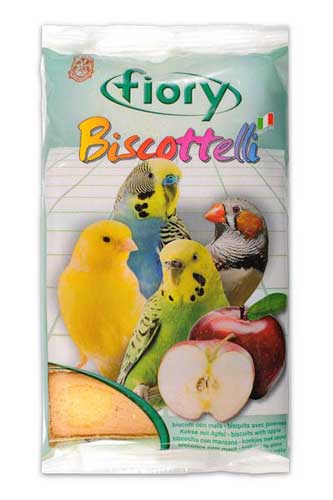 Картинка fiory бисквиты для птиц с яблоком от зоомагазина Zooplaneta.shop