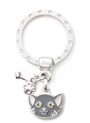 Картинка брелок для ключей с кошкой от магазина Zooplaneta.shop