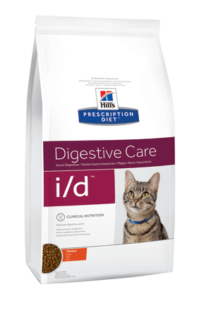 Картинка hill`s prescription diet i/d feline рацион для кошек при заболеваниях жкт от зоомагазина Zooplaneta.shop