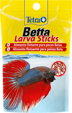 Картинка tetra betta larva sticks корм для петушков и других лабиринтовых рыб от магазина Zooplaneta.shop