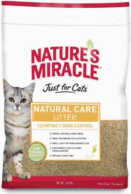 Картинка nature`s miracle наполнитель кукурузный для кошачьего туалета от зоомагазина Zooplaneta.shop