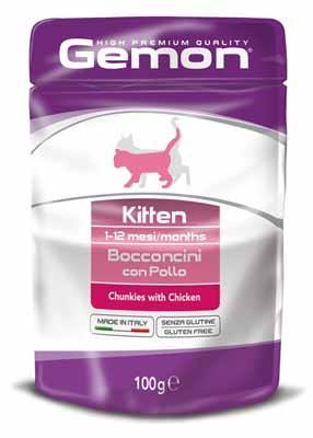 Картинка паучи для котят с курицей gemon cat pouch от зоомагазина Zooplaneta.shop
