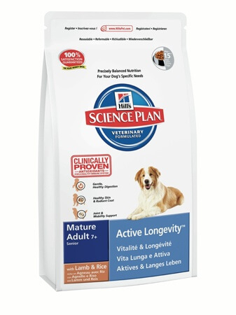 Картинка Hill`s Science Plan сухой корм для пожилых собак средних и крупных пород от магазина Zooplaneta.shop