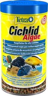 Картинка tetra cichlid algae корм для всех видов цихлид  от магазина Zooplaneta.shop