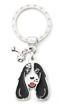 Картинка Брелок для ключей собака Коккер спаниель от магазина Zooplaneta.shop
