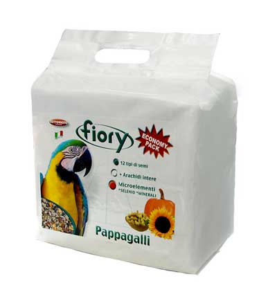 Картинка fiory корм для крупных попугаев pappagalli от зоомагазина Zooplaneta.shop