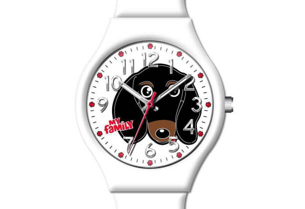 Картинка Наручные часы с собакой Такса от магазина Zooplaneta.shop