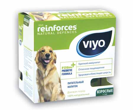 Картинка пробиотик для собак viyo reinforces dog adult от магазина Zooplaneta.shop