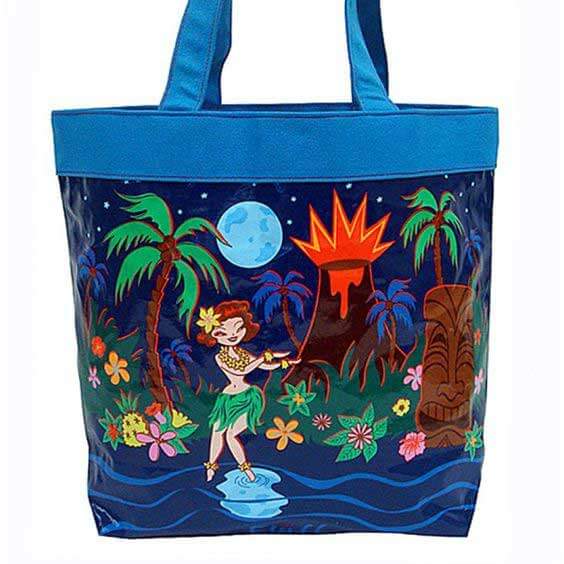 Картинка летняя пляжная сумка moonlight hula от магазина Zooplaneta.shop
