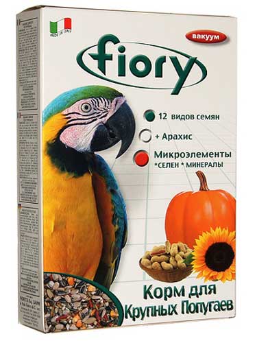 Картинка корм для крупных попугаев pappagalli от зоомагазина Zooplaneta.shop