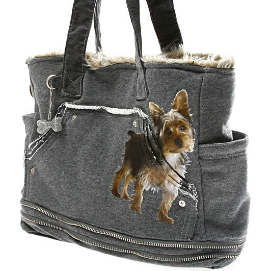 Картинка сумка с изображением собаки йоркширский терьер от магазина Zooplaneta.shop