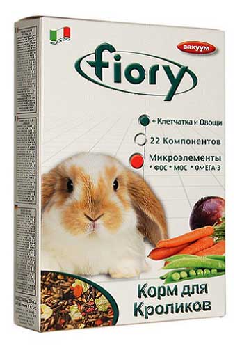 Картинка fiory корм для кроликов karaote от зоомагазина Zooplaneta.shop