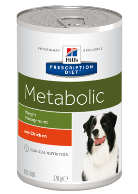 Картинка Хиллс Prescription Diet Metabolic лечебные консервы для собак  от магазина Zooplaneta.shop
