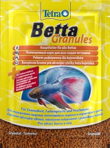 Картинка tetra betta granules корм для петушков в гранулах от магазина Zooplaneta.shop
