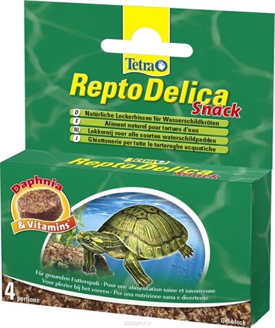 Картинка tetra reptodelica snack корм для водных черепах с дафнией от зоомагазина Zooplaneta.shop