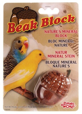 Картинка минеральный камень для птиц, желудь от зоомагазина Zooplaneta.shop