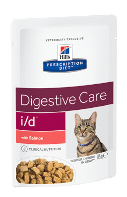 Картинка хиллс prescription diet i/d диета для кошек при заболеваниях жкт с лососем от зоомагазина Zooplaneta.shop