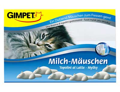Картинка подарочные молочные «мышки» для кошек gimpet от зоомагазина Zooplaneta.shop