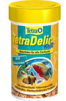 Картинка tetra delica krill сублимированный криль от магазина Zooplaneta.shop