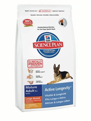 Картинка Хиллс Science Plan сухой корм для пожилых собак крупных пород от магазина Zooplaneta.shop
