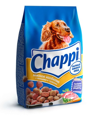 Картинка Chappi корм для собак Мясное изобилие  от магазина Zooplaneta.shop