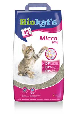 Комкующийся наполнитель для кошачьего туалета Biokat’s «Micro Fresh» 7л