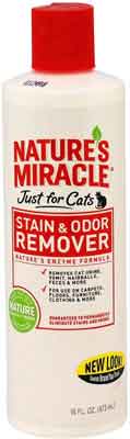 Nature`s Miracle уничтожитель пятен и запахов от кошек JFC S&O Remover 473 мл