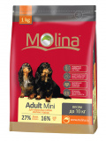 Молина полнорационный корм для взрослых собак мелких пород «Adult Mini»