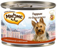 Мнямс консервы для собак Террин по-Версальски (телятина с ветчиной) 