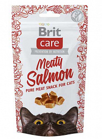 Брит Care лакомство для кошек с лососем