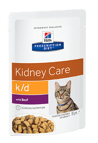 Хиллс Prescription Diet k/d корм для кошек с проблемами почек