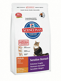 Hill`s Science Plan корм для кошек с чувствительным пищеварением 400гр