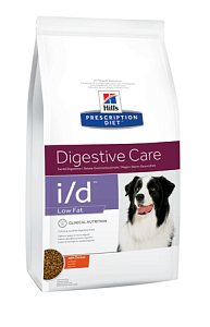 Hill`s Prescription Diet i/d Canine Low Fat корм для собак с расстройством пищеварения 1,5 кг