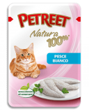 Petreet паучи для кошек Белая рыба