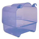 Купалка 15 х 16 х 17 см, голубой/прозрачный пластик.