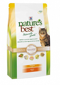 Hill`s Nature's Best корм для взрослых кошек с курицей и овощами 1кг