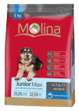 Полнорационный корм для щенков крупных и гигантских пород MOLINA «Junior Maxi»