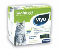 Пребиотический напиток для пожилых кошек Viyo Reinforces Cat Senior 