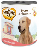 Мнямс консервы для собак Мусака по-Ираклионски (ягненок с овощами) 