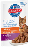 Hill`s Science Plan влажный корм для взрослых кошек с говядиной