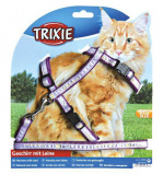 Trixie шлейка с поводком для крупных кошек