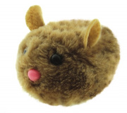 ВиброИгрушка DEZZIE для кошек мышь, 8см цвет коричневый