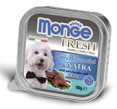 Консервы для собак с уткой Monge Dog