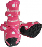 Сапоги для маленькой собаки Pink Dot