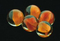 Грунт для аквариума стеклянные шарики оранжевые